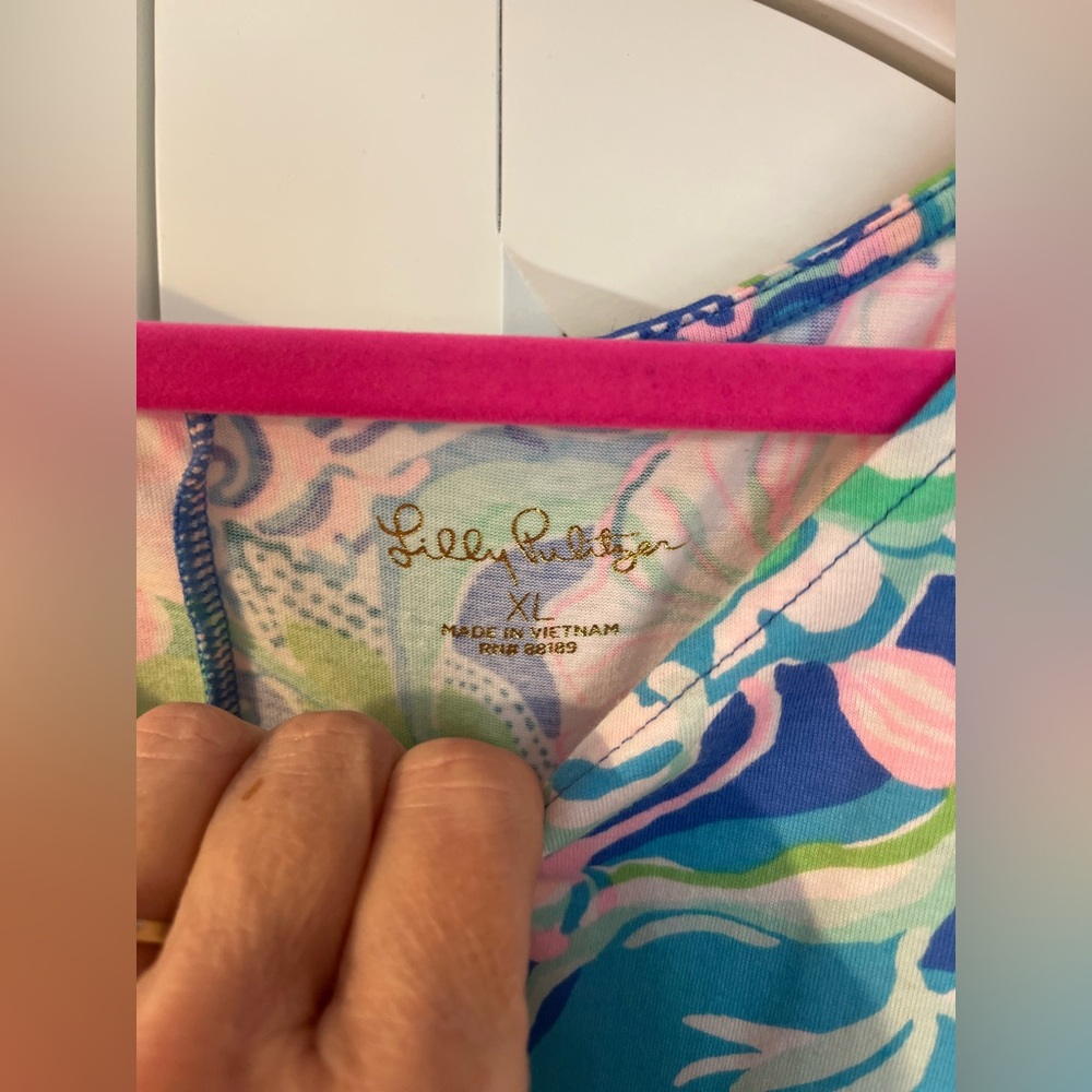 Lilly Pulitzer Helina T-shirt dress in “Peony For Your Thoughts" floral print - Picture 4 of 7